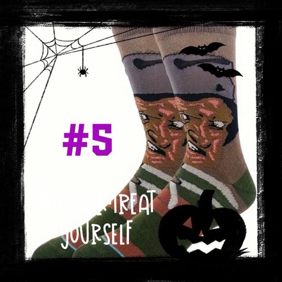 Socks, NIP, Horror, Unisex, Colorful, Perfect Horror Movie Night Accessory - Picture 1 of 4